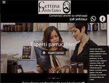 Tablet Screenshot of cettinadistefano.com